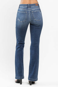 Judy Blue Mid Rise Destroyed Bootcut