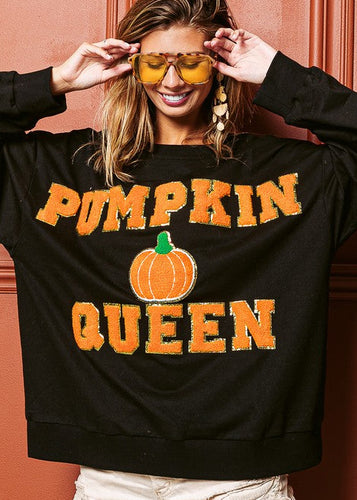 Black PUMPKIN QUEEN Pullover