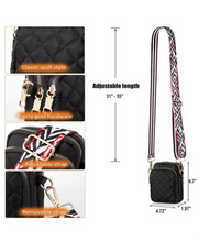 Load image into Gallery viewer, Quilted Crossbody w/ Guitar Strap