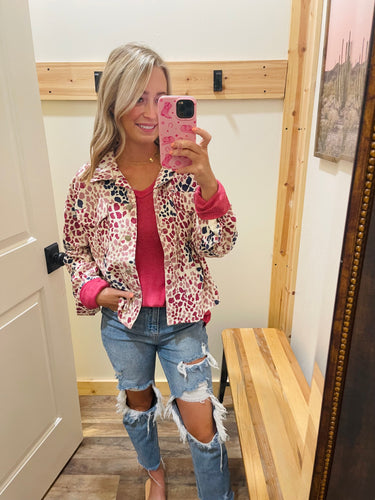 Pink & Purple Spotted Jacket