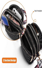 Load image into Gallery viewer, Quilted Crossbody w/ Guitar Strap