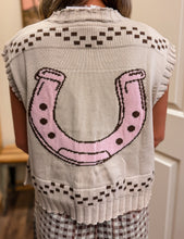 Load image into Gallery viewer, Tan Horse Sweater Vest