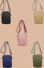 Load image into Gallery viewer, Quilted Crossbody w/ Guitar Strap