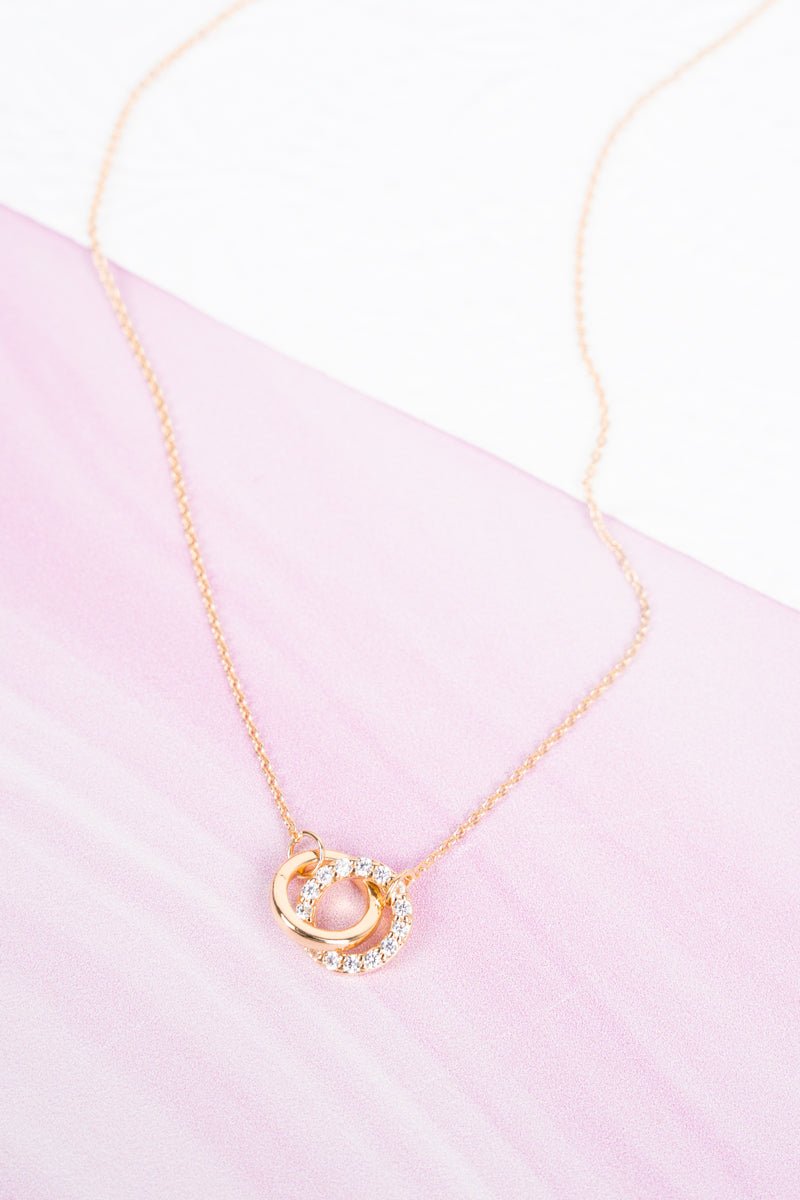 Gold Double Link Necklace