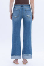 Load image into Gallery viewer, Mid Rise Wide Cuff Slim Jeans