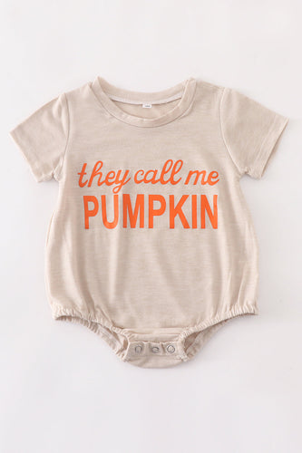 They Call Me Pumpkin Baby Romper