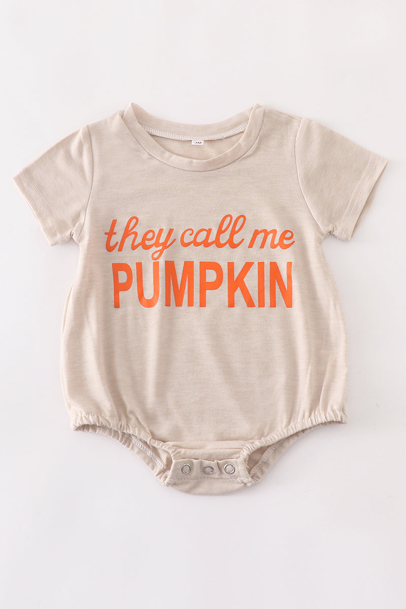 They Call Me Pumpkin Baby Romper