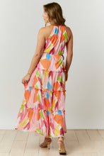 Load image into Gallery viewer, Multi Abstract Maxi Dress