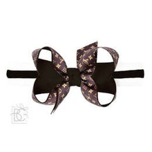 Load image into Gallery viewer, 14&quot; Headband w/ LV Layered Bow - 4 Colors