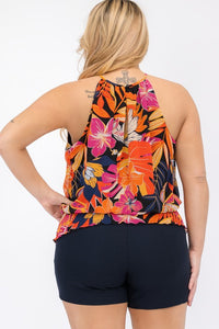 Island Tropics Halter Top