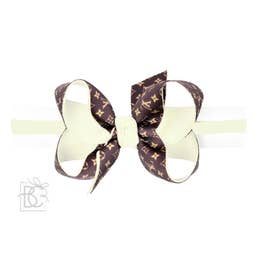 14" Headband w/ LV Layered Bow - 4 Colors